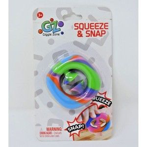 Giggle Zone GZ Squeeze & Snap Compact/Small Sensory Fidget FunToy Multicolor NEW